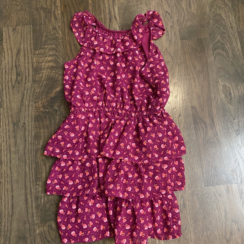 Girls floral ruffle dresses